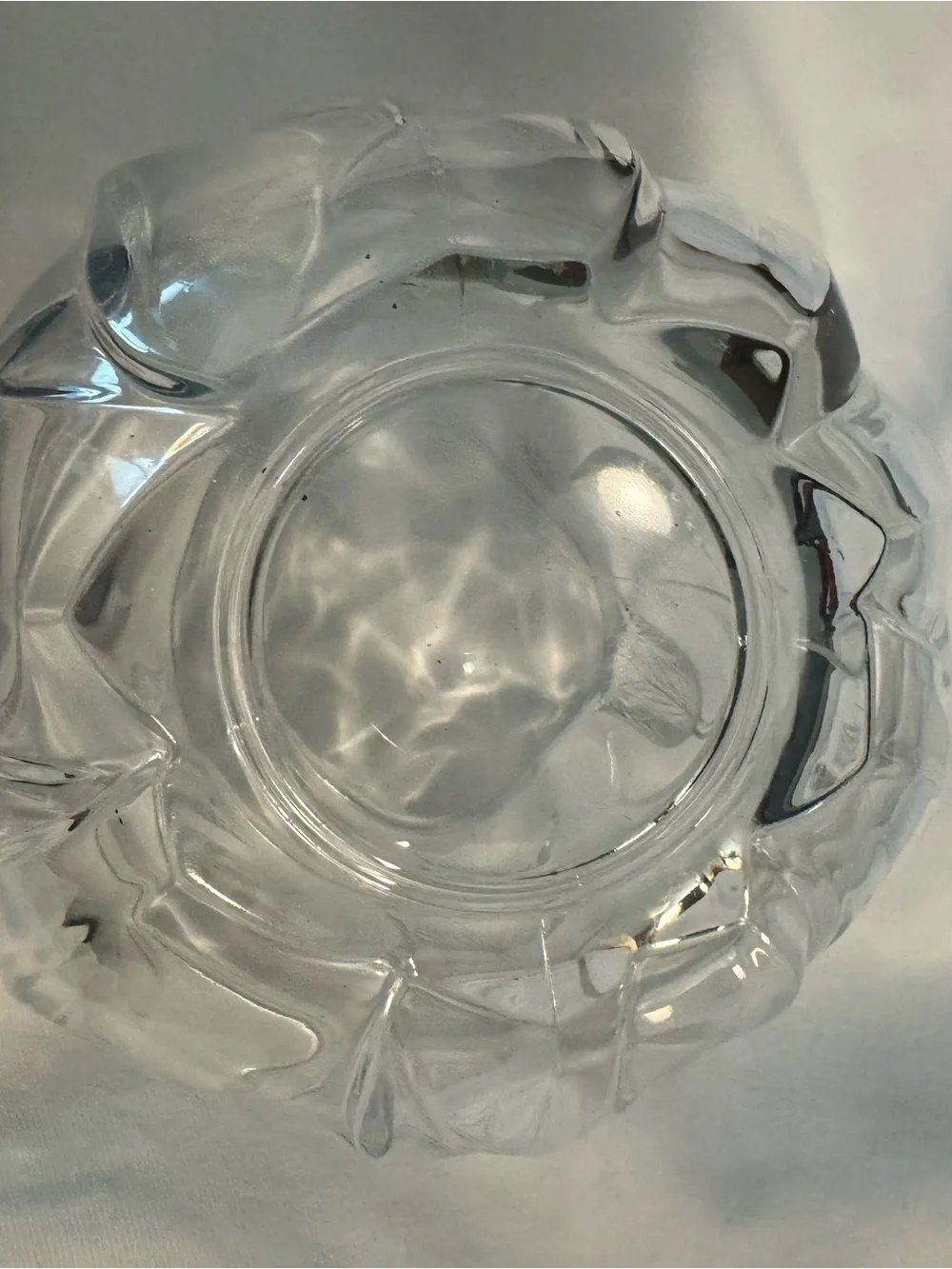 Clear 24% Lead Crystal 6 inch Glass Vase - Made in France